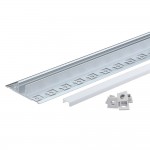 LED Fliesenprofil Mitte eloxiert 2m SET OP