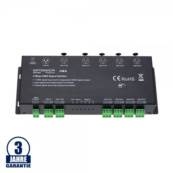 DMX 4-fach Splitter DMX 4-fach Splitter