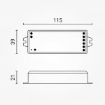 LED Smart Controller Single Color • CCT Funk-, Bluetooth- u. Tastersteuerung - 12-36 V DC, 2 x 5A LED Smart Controller Single Color • CCT Funk-, Bluetooth- u. Tastersteuerung - 12-36 V DC, 2 x 5A