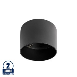 Deckenstrahler GU10 Schwarz Rund
