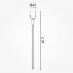 1,3W Gartenleuchte mit Erdspieß 24V IP65 Neutralweiß
