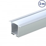 LED Profil Deckeneinbau eloxiert 2m SET OP LED Profil Deckeneinbau eloxiert 2m SET OP