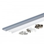 LED Kühlprofil 18x6mm Eloxiert 2m SET LED Kühlprofil 18x6mm Eloxiert 2m SET