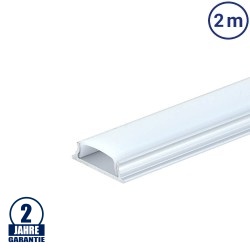 LED Kühlprofil 18x6mm Eloxiert 2m SET