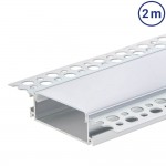 LED Profil 96x20mm Eloxiert Trockenbau 2m SET LED Profil 96x20mm Eloxiert Trockenbau 2m SET