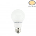 8,5W LED E27 A60 Birne Kunststoff Warmweiß