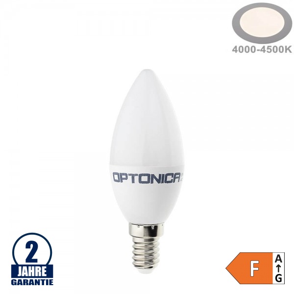 3,7W LED E14 Kerze Kunststoff Neutralweiß 3,7W LED E14 Kerze Kunststoff Neutralweiß