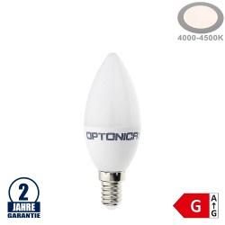 5,5W LED E14 Kerze Kunststoff Neutralweiß
