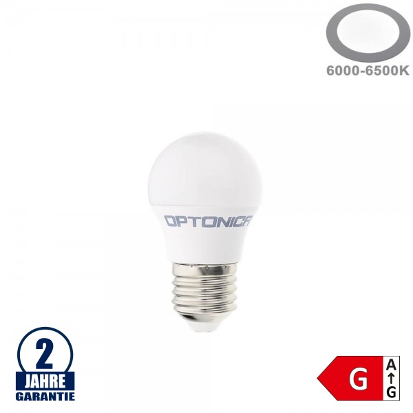 5,5W LED E27 G45 Birne Kunststoff Kaltweiß 5,5W LED E27 G45 Birne Kunststoff Kaltweiß