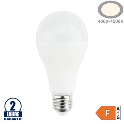 17W LED E27 A65 Birne Kunststoff Neutralweiß