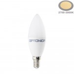 8W LED E14 Kerze Kunststoff Warmweiß 8W LED E14 Kerze Kunststoff Warmweiß
