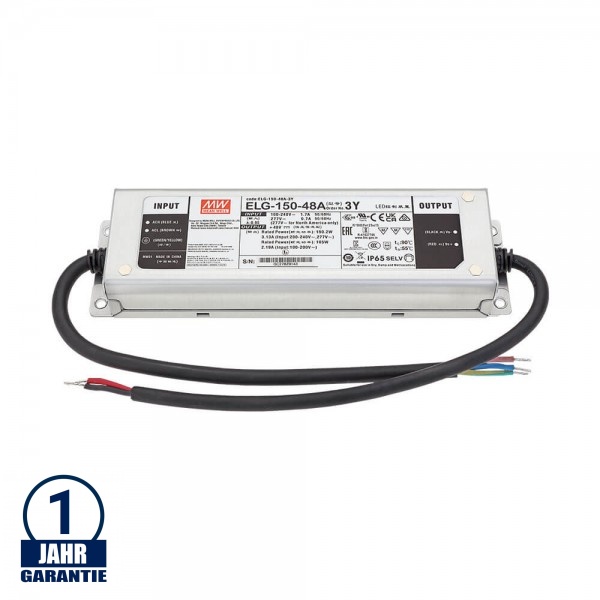MEAN WELL 150W 48V DC Metall Netzteil Wasserdicht IP65 MEAN WELL 150W 48V DC Metall Netzteil Wasserdicht IP65