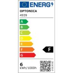 504SMD/m 6W/m 48V COB LED Streifen Warmweiß IP67 1m