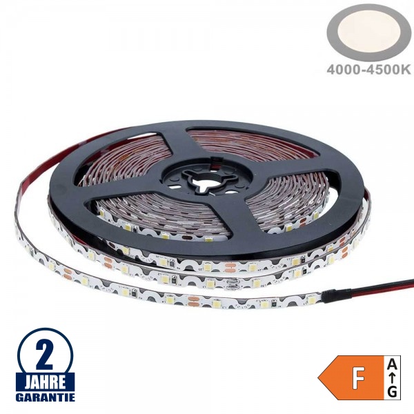 60SMD/m 7,2W/m 12V LED S-Streifen 2835 Neutralweiß 1m 60SMD/m 7,2W/m 12V LED S-Streifen 2835 Neutralweiß 1m