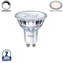 4W LED GU10 Spot Philips CorePro Neutralweiß Dimmbar