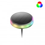 0,6W LED Solar Bodenleuchte mit Erdspieß RGB IP65 0,6W LED Solar Bodenleuchte mit Erdspieß RGB IP65