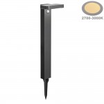 9W LED Solar Gehwegleuchte mit Erdspieß rechteckig Warmweiß IP44 9W LED Solar Gehwegleuchte mit Erdspieß rechteckig Warmweiß IP44