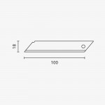 18mm Klinge für Cuttermesser