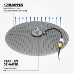 200W Hallenleuchte Slim Line Neutralweiß IK08 IP65