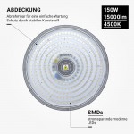 150W Hallenleuchte Slim Line Neutralweiß IK08 IP65 150W Hallenleuchte Slim Line Neutralweiß IK08 IP65
