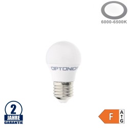 3,5W LED E27 G45 Birne Kunststoff Kaltweiß