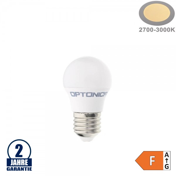 3,5W LED E27 G45 Birne Kunststoff Warmweiß 3,5W LED E27 G45 Birne Kunststoff Warmweiß