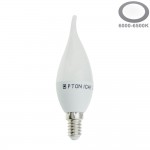 5,5W LED E14 Windstoßkerze Kunststoff Kaltweiß 5,5W LED E14 Windstoßkerze Kunststoff Kaltweiß