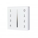 LED Single Color Wandcontroller für 4 Zonen 0-10 V Dimmer - 100-240 V AC LED Single Color Wandcontroller für 4 Zonen 0-10 V Dimmer - 100-240 V AC