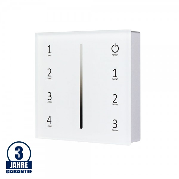 LED Single Color Wandcontroller für 4 Zonen 0-10 V Dimmer - 100-240 V AC LED Single Color Wandcontroller für 4 Zonen 0-10 V Dimmer - 100-240 V AC