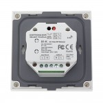 LED Single Color Wandcontroller Phasenan- u. abschnittdimmer - 100-240 V AC, 1,5 A LED Single Color Wandcontroller Phasenan- u. abschnittdimmer - 100-240 V AC, 1,5 A