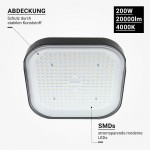 200W LED Hallenleuchte IK08 Neutralweiß 200W LED Hallenleuchte IK08 Neutralweiß