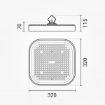 200W LED Hallenleuchte IK08 Neutralweiß 200W LED Hallenleuchte IK08 Neutralweiß