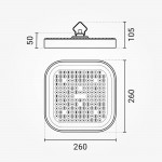 150W LED Hallenleuchte IK08 Kaltweiß 150W LED Hallenleuchte IK08 Kaltweiß