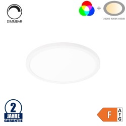 18W Deckenleuchte Weiß RGB+CCT