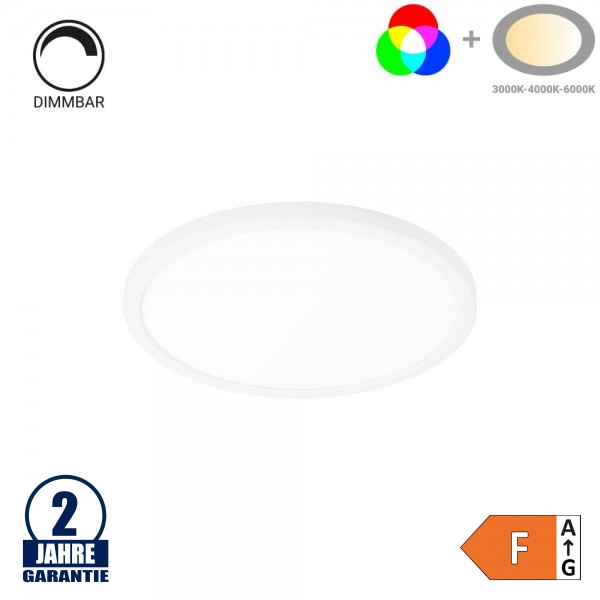 18W Deckenleuchte Weiß RGB+CCT 18W Deckenleuchte Weiß RGB+CCT