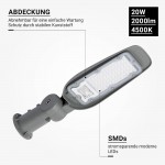 20W LED Straßenleuchte Neutralweiß IP65