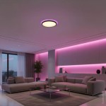 18W Deckenleuchte Schwarz RGB+CCT 18W Deckenleuchte Schwarz RGB+CCT