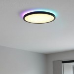 18W Deckenleuchte Schwarz RGB+CCT 18W Deckenleuchte Schwarz RGB+CCT