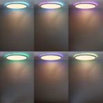 24W Deckenleuchte Weiß RGB+CCT 24W Deckenleuchte Weiß RGB+CCT