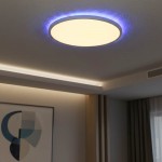 24W Deckenleuchte Weiß RGB+CCT 24W Deckenleuchte Weiß RGB+CCT