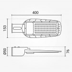 50W LED Straßenleuchte Kaltweiß IP65 50W LED Straßenleuchte Kaltweiß IP65