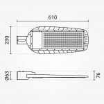 200W LED Straßenleuchte Kaltweiß IP65 200W LED Straßenleuchte Kaltweiß IP65