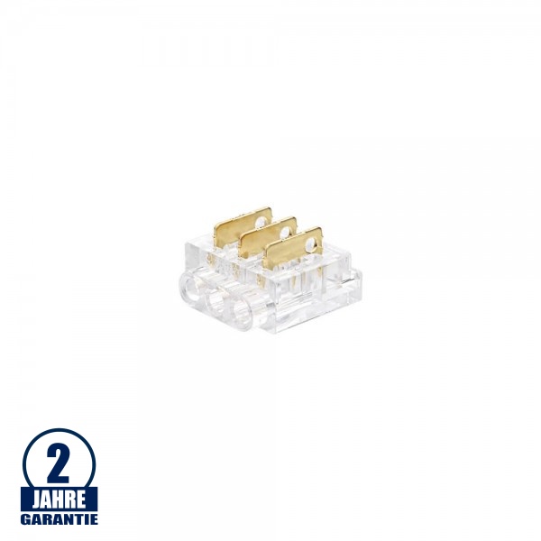 Verbinder für 10mm 3 Pin SMD LED Streifen zu Kabel Verbinder für 10mm 3 Pin SMD LED Streifen zu Kabel