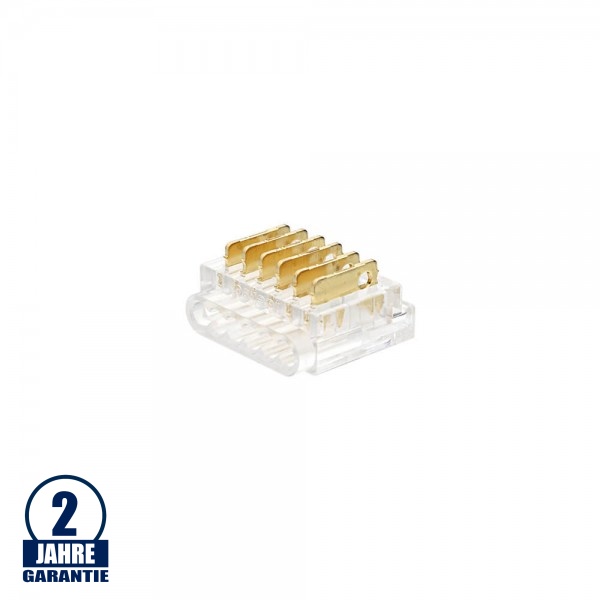 Verbinder für 12mm 6 Pin SMD LED Streifen zu Kabel