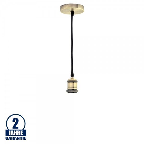 Vintage Pendelleuchte E27 Bronze OP Vintage Pendelleuchte E27 Bronze OP