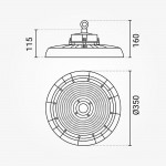 200W Hallenleuchte PREMIUM HL 6000K IP65 200W Hallenleuchte PREMIUM HL 6000K IP65