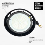200W Hallenleuchte 4000K IP65 200W Hallenleuchte 4000K IP65