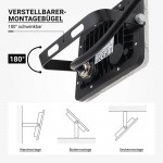 10W LED Fluter Professional Schwarz Warmweiß 10W LED Fluter Professional Schwarz Warmweiß