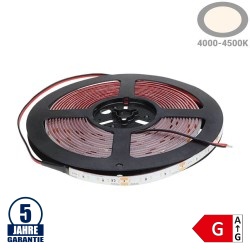 120SMD/m 9,6W/m 24V Professional LED Streifen 1808 Neutralweiß 1m Spritzwassergeschützt