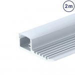 LED Treppenabschlussprofil eloxiert 2m SET LED Treppenabschlussprofil eloxiert 2m SET